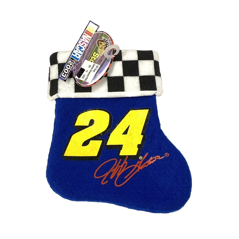 nascar small christmas‎ stocking 2003 #24 jeff gordon